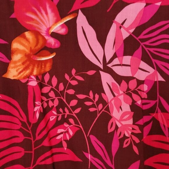 #292 IMPRESSIONS Lifestyle Beautiful Bold floral printed Top- Size: XL - Picture 4 of 6